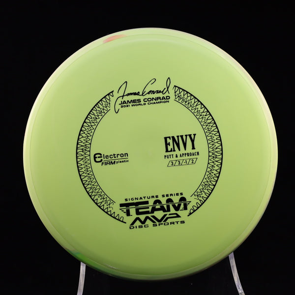 Axiom - Envy - Electron FIRM - James Conrad Signature Edition 170-175 3 GREEN YELLOW 173 Appoach Approach Axiom Axiom discs conrad disc golf discs disc golf discs for sale discs envie envy james jamesconrad MVP MVP Disc Sports put putt Putt and Approach Putter Putter Pocket Putting z