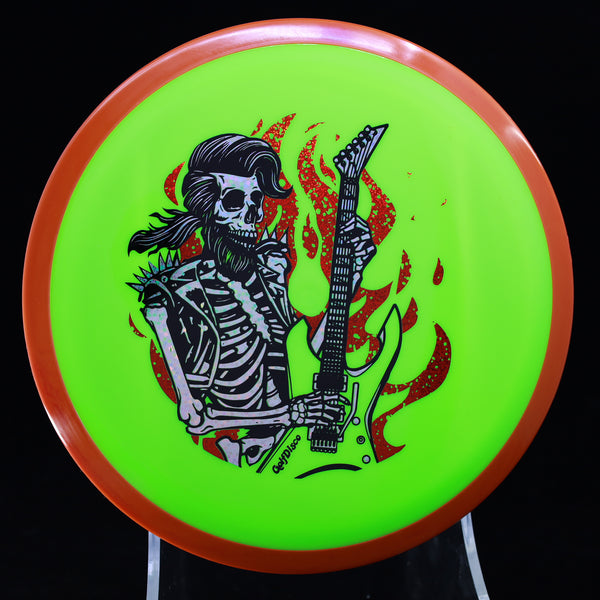 Axiom - Insanity - Neutron - GolfDisco Originals "Rock N' Roller" 7 GREEN RED 173 GOLFDISCO ORIGINALS skeleton skeleton stamp skeleton stampmusic stamp skeletons