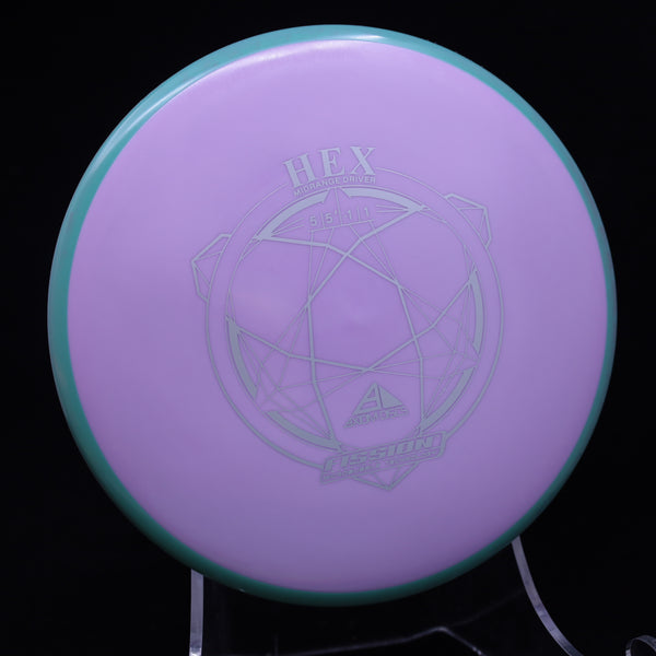 Axiom - Hex - Fission - Midrange 160-164 4 PINK GREEN 160 axiom Disc Golf disc golf discs disc golf discs for sale discs hex march newsletter mid Mid-Range midrange midrange driver mvp Neutron stable straigh swirly understablem