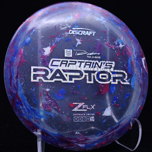 Discraft - Captains Raptor - Jawbreaker - ZFLX BLUE PURPLE - 80 SQUARES 174 capitan raptor captain captain raptor captain's captains raptor captn raptor Jawbreaker paul Paul Ulibarri Raptor