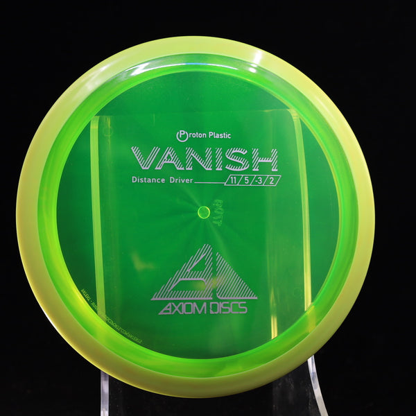 Axiom - Vanish - Proton - Distance Driver 170-175 9 GREEN 170 axiom Disc Golf disc golf discs disc golf discs for sale discs Distance Driver Driver high speed driver mvp mvp disc sports proton vanish