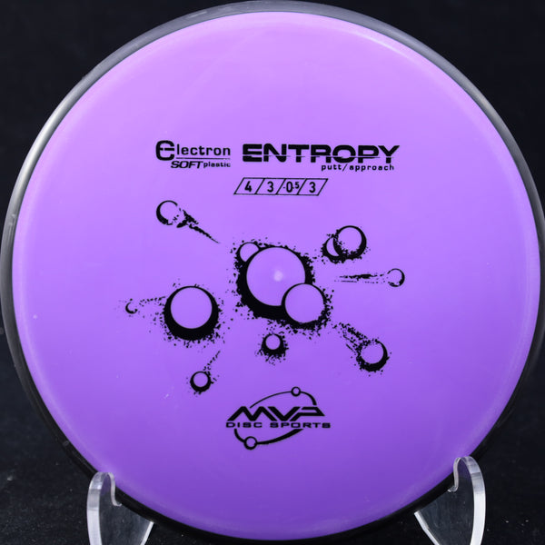 MVP Entropy - SOFT Electron - Stock Stamp PURPLE apprach approac approach Conrad Entropy flick forehand headwind James Overstable Putt Putter