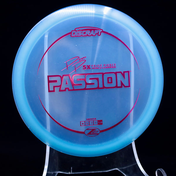 Discraft - Passion - Z Lite - Paige Pierce Driver 11 BLUE RED 146 discraft passion discraft passion flight numbers paige pierce passion passion disc passion disc golf passion discraft