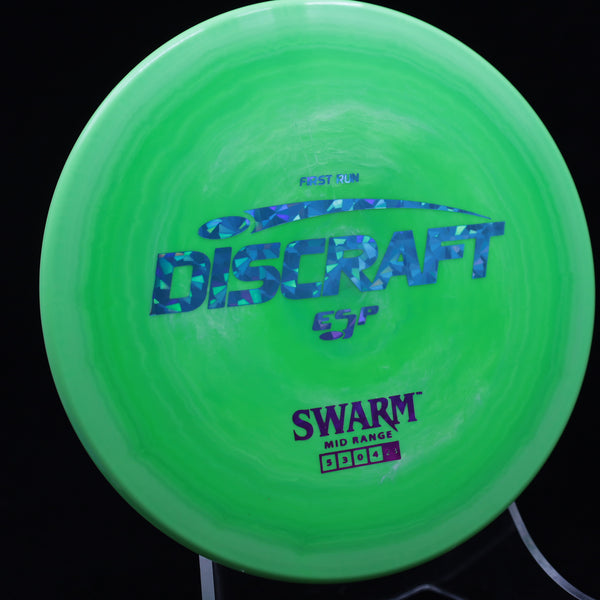 Discraft - Swarm - ESP - First Run Midrange GREEN BLUE 174 APPROACH PUTTER Discraft Driving putter elite z FLX lts mid range midrange Midrange Discs midrange driver putt putt & Approach