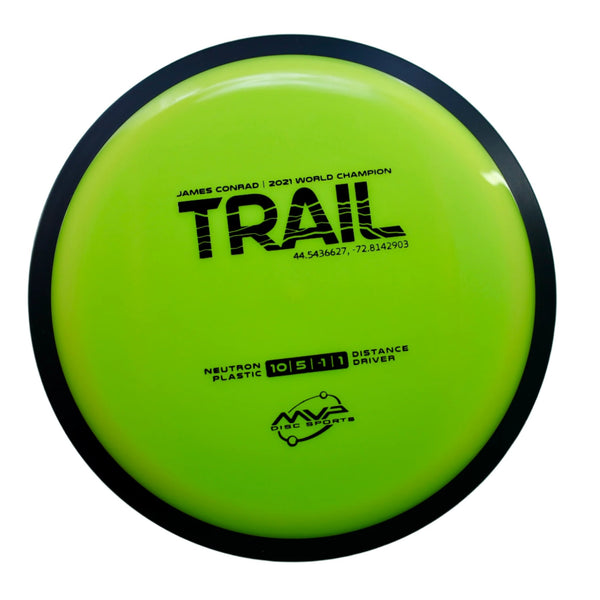 MVP - Trail - Neutron - James Conrad Line Distance Driver 170-175 12 YELLOW 174 James Conrad Line MVP MVP Disc Sports MVP Neutron MVP Trail release date neutron