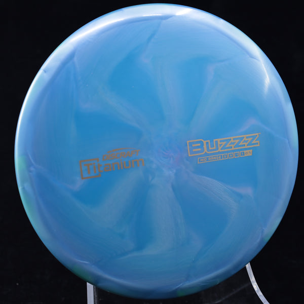 Discraft - Buzzz - Titanium - Midrange BLUE GOLD 170-172 adam buz buzz Buzzz Disc Golf disc golf discs disc golf discs for sale Discraft discs esp esp buzzz hammes mid Mid-Range mid-range-midrange midrange Paul Mcbeth titanium