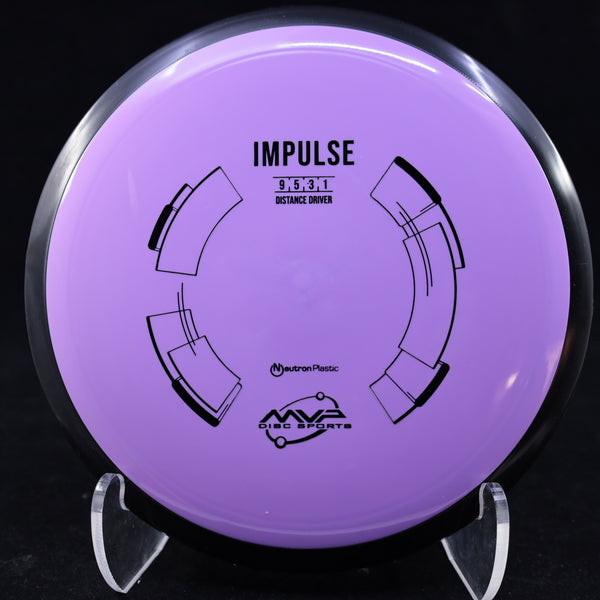 MVP - Impulse - Neutron Plastic - Distance Driver 155-159 PURPLE 156 Disc Golf driver fairway gyro impulse mvp neutron