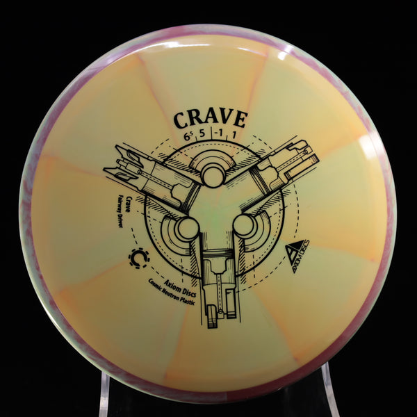 Axiom - Crave - Cosmic Neutron - Fairway Driver 160-164 16 YELLOW KHAKI PINK 164 axiom Axiom cosmic neutron crave axiom crave cosmic neutron cosmic Cosmic Neutron cosmic neutron crave crave fairway driver mvp neutron sara hokom signature disc