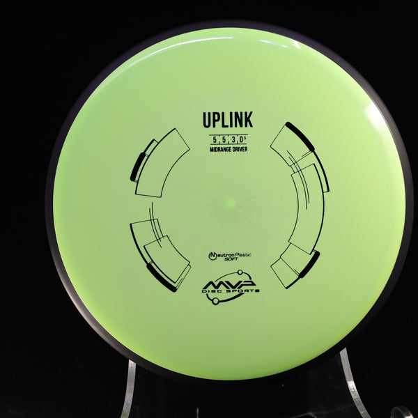 MVP - Uplink - Soft Neutron - Midrange 170-175 7 GREEN LIME 171 Disc Golf junerelease midrange midrange driver MVP MVP Disc Sports neutron soft understable uplink