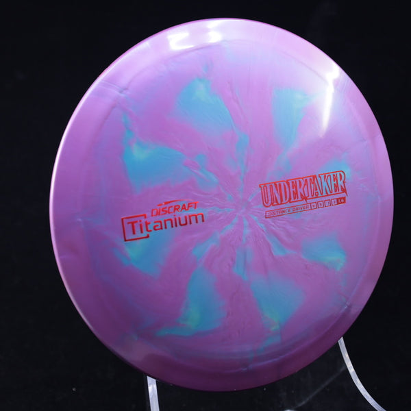 Discraft - Undertaker - Titanium - Distance Driver (2024) PURPLE RED 174 adam Discraft distance Driver esp esp undertaker titanium Undertaker