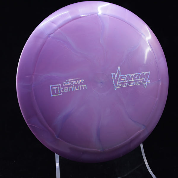 Discraft - Venom - TITANIUM - Distance Driver PURPLE SILVER 170-172 2.0 anthony barella Discraft Distance Driver Driver retooled titanium venom venom 2 venom 2.0