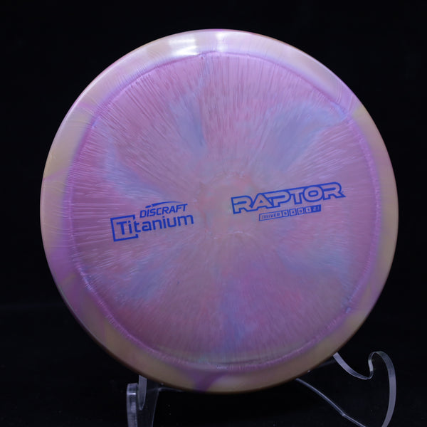 Discraft - Raptor - TITANIUM - Distance Driver LILAC BLUE 174 Disc Golf disc golf discs disc golf discs for sale discs Distance Driver Driver ESP Paul Ulibarri Raptor Swirly Ulibarri