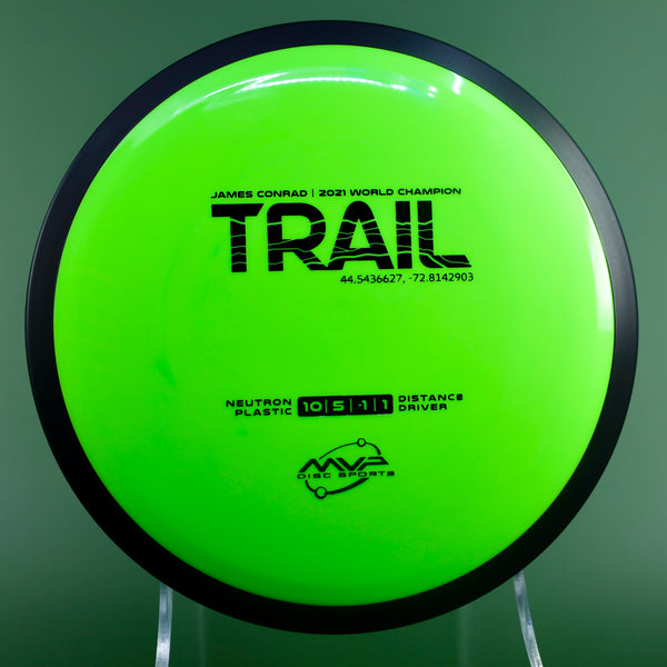 MVP - Trail - Neutron - James Conrad Line Distance Driver 170-175 63 LIME GREEN 173 James Conrad Line MVP MVP Disc Sports MVP Neutron MVP Trail release date neutron