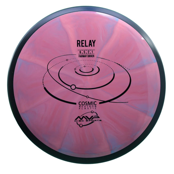 MVP - Relay - Cosmic Neutron - Fairway Driver 160-164 3 PINK 162 Beginner Friendly cosmic Fairway Fairway Driver Gyro MVP MVP Disc Sports neutron relay understable