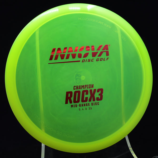 Innova - RocX3 - Champion - Midrange GREEN RED 180 champion innova innova champion innova champion discs roc Roc3 Rocx3