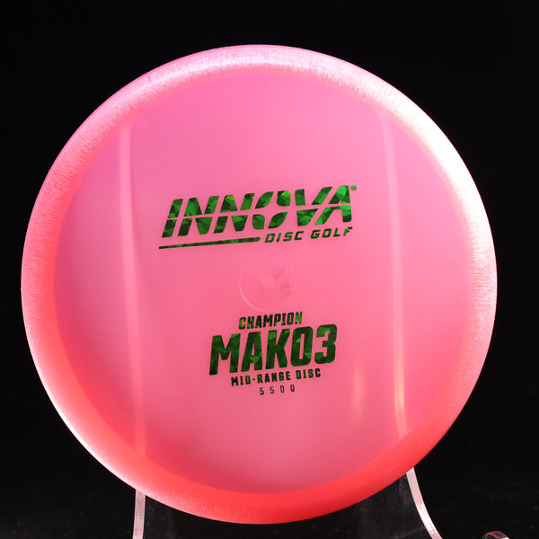 Innova - Mako3 - Champion - Midrange PINK GREEN SHARDS 156 champion golf disco golfdisco golfdisco.com innova innova champion innova champion discs mako mako 3 mako3 mid mid range mid-range-midrange midragne midrange midrange driver