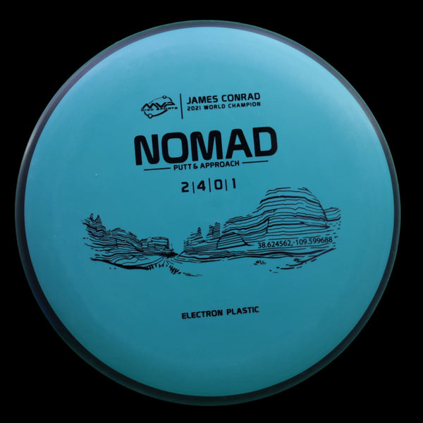 MVP - Nomad - Electron (MEDIUM) - Putt & Approach 170-175 1 GREEN 173 axiom champ conrad conradk Disc Golf Electron james jamesconrad medium mvp nomad putter world