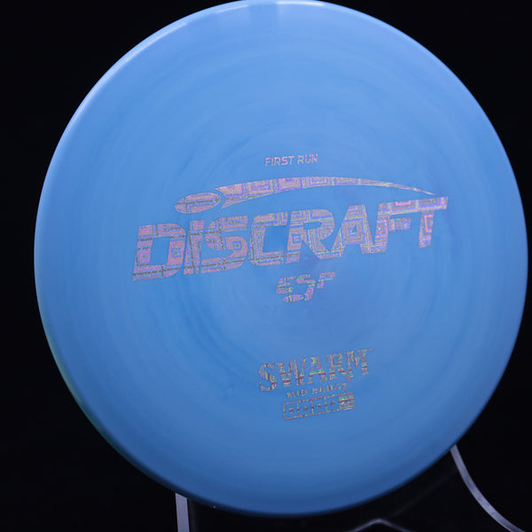 Discraft - Swarm - ESP - First Run Midrange BLUE SILVER 172 APPROACH PUTTER Discraft Driving putter elite z FLX lts mid range midrange Midrange Discs midrange driver putt putt & Approach