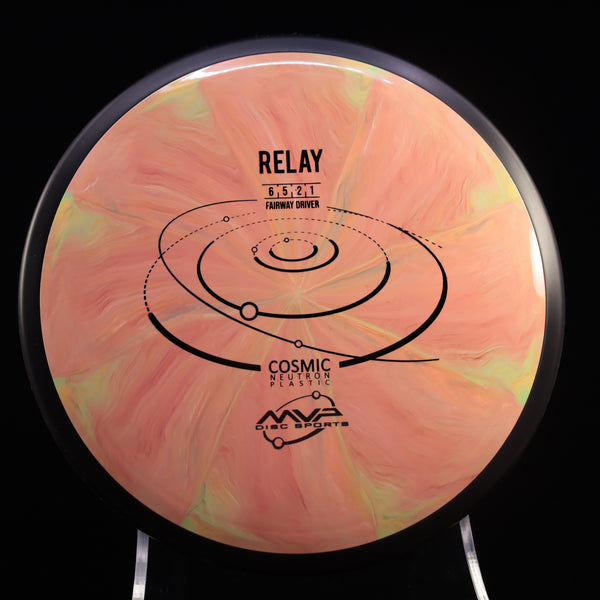 MVP - Relay - Cosmic Neutron - Fairway Driver 165-169 26 RED SALMON 166 Beginner Friendly cosmic Fairway Fairway Driver Gyro MVP MVP Disc Sports neutron relay understable