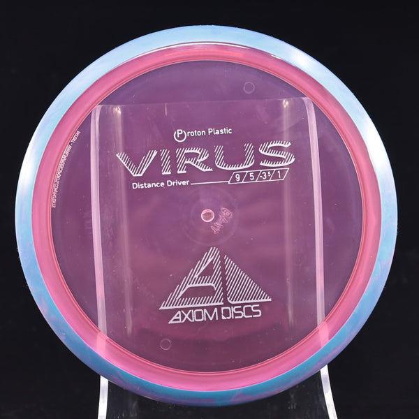 Axiom - Virus - Proton - Distance Driver 170-175 6 PINK BLUE 174 AXIOM Disc Golf disc golf discs disc golf discs for sale discs distance Distance Driver MVP proton understable VIRUS