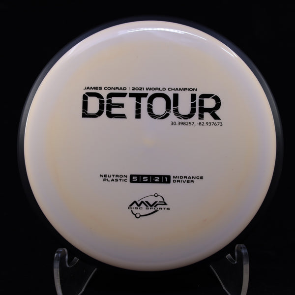 MVP - Detour - Neutron - James Conrad Signature Midrange 176-178 WHITE-YELLOW 176 Conrad headwind James James Conrad Signature midrange Midrange Discs midrange driver