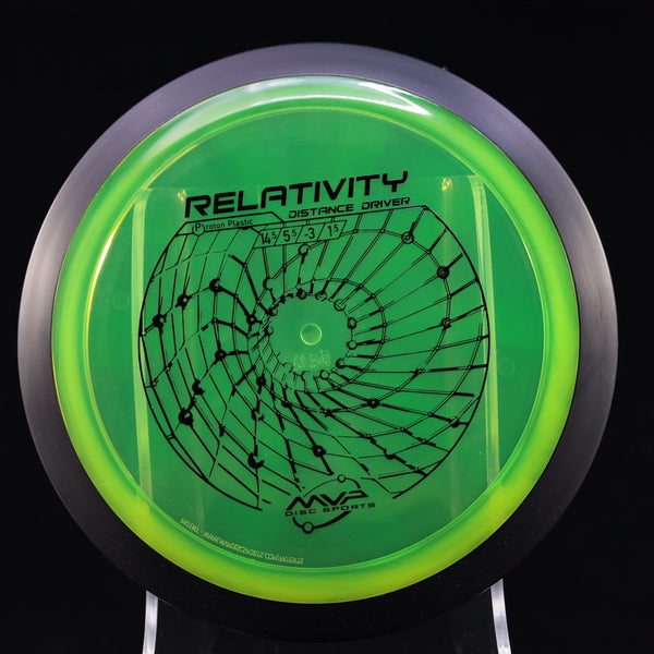 MVP - Relativity - Proton - Distance Driver 170-175 5 GREEN 173 Distance Driver Driver MVP MVP Disc Sports Neutron Relativity Understable