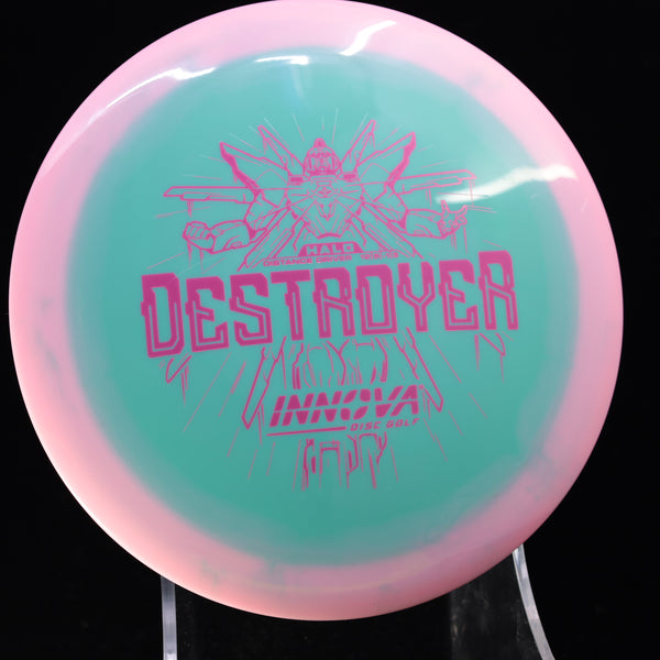 Innova - Destroyer - HALO Star - Distance Driver 17 PINK CYAN 175 calvin heimburg destroyer destroyer halo halo destroyer halo destroyer disc Halo Star halo star destroyer innova innova halo innova halo destroyer innova halo discs innova halo plastic innova halo star destroyer innova star halo star