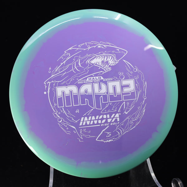 Innova - Mako3 - Halo - Midrange 3 GREEN VIOLET 174 Beginner Friendly halo halo mako 3 halo mako3 Halo Star halo star mako3 innova halo innova halo discs innova halo mako3 innova halo plastic innova star halo mako 3 mako3 mako3 halo