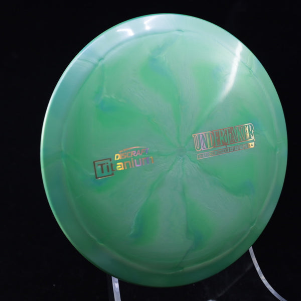 Discraft - Undertaker - Titanium - Distance Driver (2024) GREEN GOLD HOLO 174 adam Discraft distance Driver esp esp undertaker titanium Undertaker