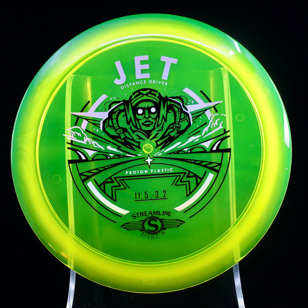 Streamline - Jet - Proton - Distance Driver 165-169 5 YELLOW 168 Distance Driver Driver high speed driver Jet proton special special edition Streamline streamline discs