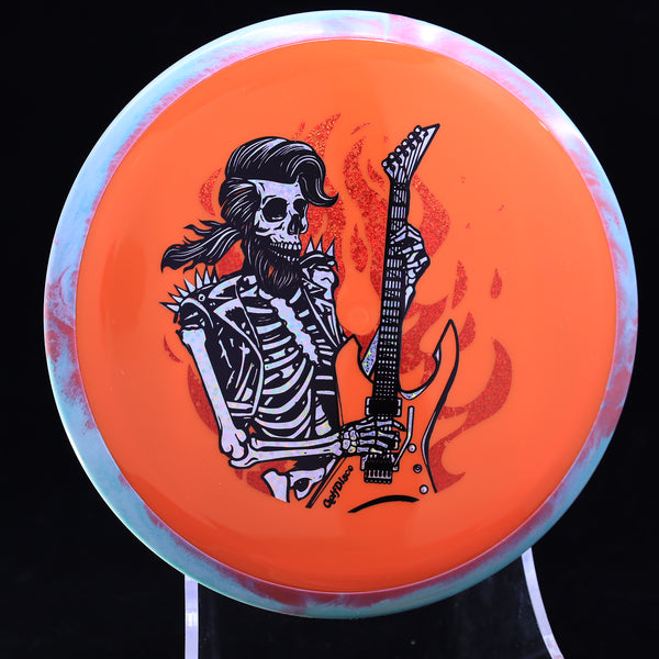 Axiom - Insanity - Neutron - GolfDisco Originals "Rock N' Roller" 20 ORANGE 173 GOLFDISCO ORIGINALS skeleton skeleton stamp skeleton stampmusic stamp skeletons