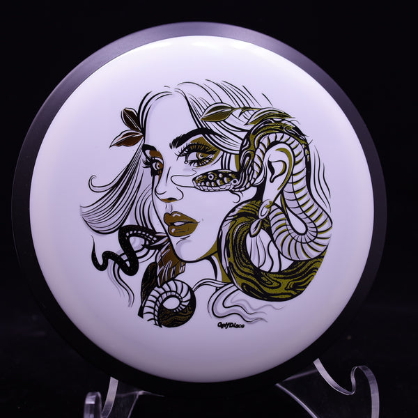 MVP Neutron Trail - GolfDisco Originals "Snake Charmer" 8 WHITE 170 amazon custom stamps Disc Golf GOLFDISCO ORIGINALS James MVP mvp neutron trail mvp trail snake snake charmer SNAKECHARMER trail disc