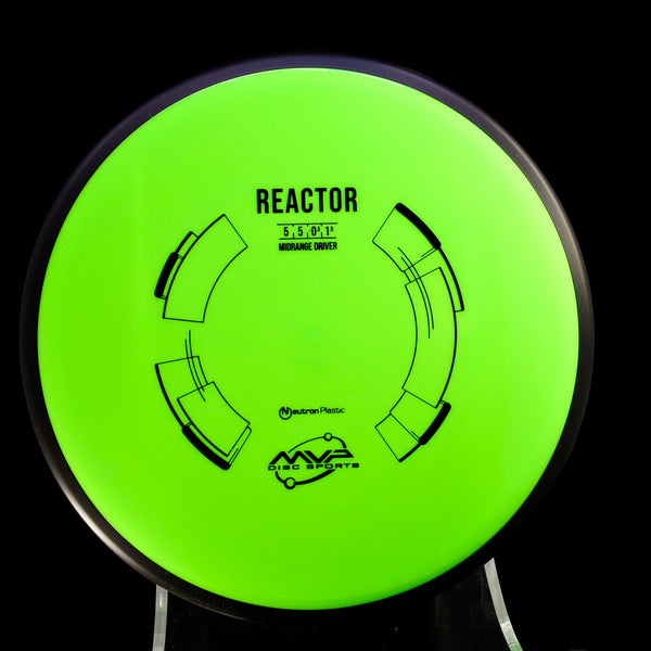 MVP - Reactor - Neutron Plastic - Midrange Driver 176-179 2 GREEN 177 Disc Golf mid Mid-Range midrange MVP MVP Disc Sports neutron reactor stable understable