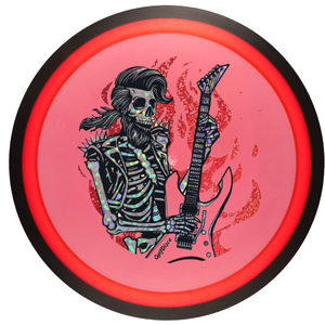 MVP Discs PROTON INERTIA "ROCK N' ROLLER" A GolfDisco ORIGINALS stamp design - custom disc stamp GOLFDISCO ORIGINALS skeleton skeleton stamp skeleton stampmusic stamp skeletons