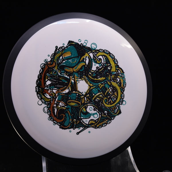 MISPRINTS - MVP - TRAIL - Neutron - GolfDisco Originals "Otto" 5 WHITE 174 custom stamps Disc Golf GOLFDISCO ORIGINALS James MVP mvp neutron trail mvp trail octopus otto trail disc