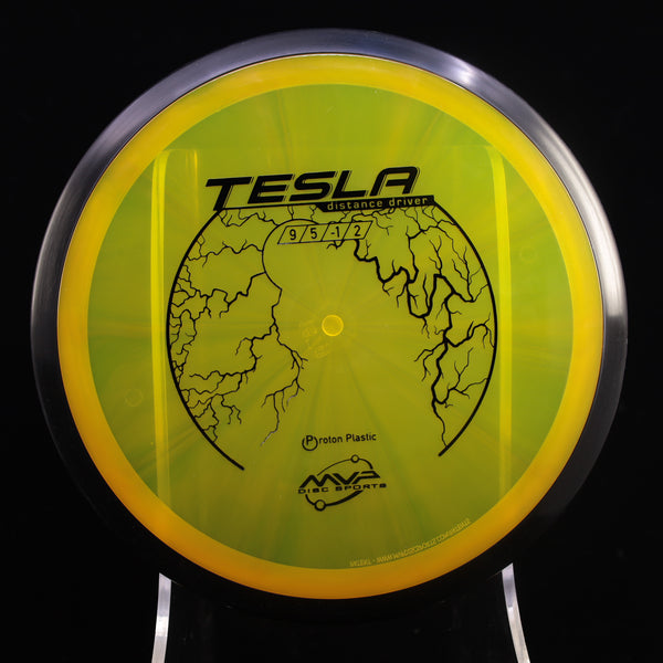 MVP - Tesla - Proton - Distance Driver 165-169 12 GOLDENROD 167 control driver distance Distance Driver Driver MVP MVP Disc Sports mvpdiscsport neutron tesla