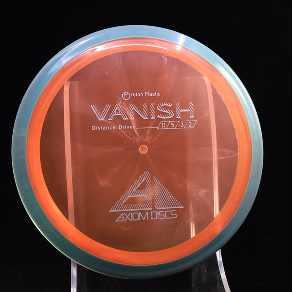 Axiom - Vanish - Proton - Distance Driver 165-169 10 ORANGE GRAY 169 axiom Disc Golf disc golf discs disc golf discs for sale discs Distance Driver Driver high speed driver mvp mvp disc sports proton vanish