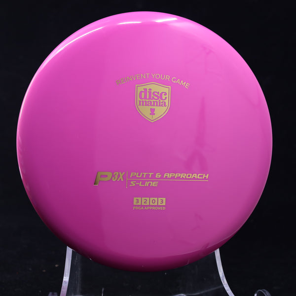 Discmania - P3X - S-Line - Putt & Approach PINK GOLD 176 Discmania p3x s-line