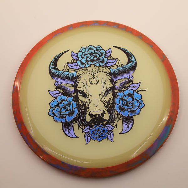AXIOM - INSANITY - ECLIPSE - GOLFDISCO ORIGINALS "BULLS EYE" 4 BRICK RED 173 Axiom Axiom discs eclipse insanity glow discs insanity MVP mvp newsletter mvp releases