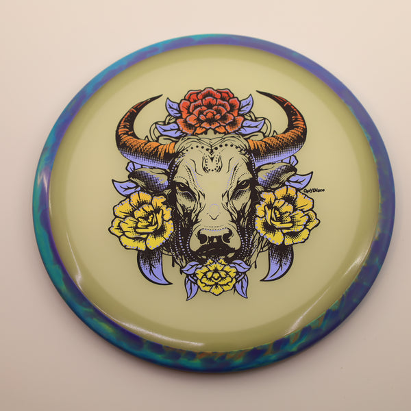 AXIOM - INSANITY - ECLIPSE - GOLFDISCO ORIGINALS "BULLS EYE" 6 BLUE 172 Axiom Axiom discs eclipse insanity glow discs insanity MVP mvp newsletter mvp releases