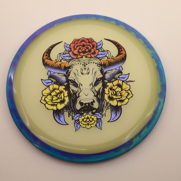 AXIOM - INSANITY - ECLIPSE - GOLFDISCO ORIGINALS "BULLS EYE" 7 BLUE 172 Axiom Axiom discs eclipse insanity glow discs insanity MVP mvp newsletter mvp releases