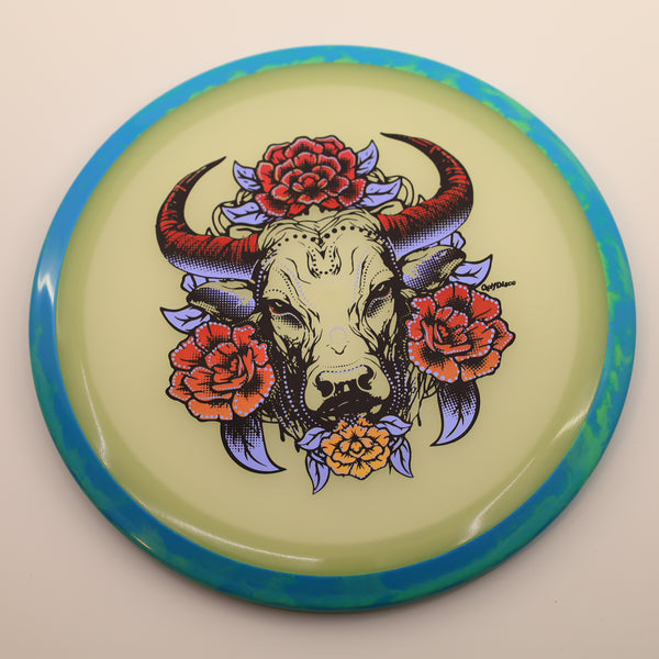 AXIOM - INSANITY - ECLIPSE - GOLFDISCO ORIGINALS "BULLS EYE" 10 BLUE 172 Axiom Axiom discs eclipse insanity glow discs insanity MVP mvp newsletter mvp releases