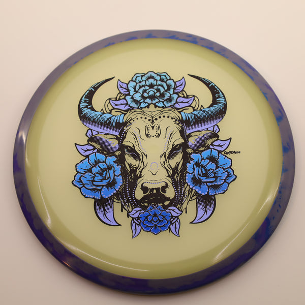 AXIOM - INSANITY - ECLIPSE - GOLFDISCO ORIGINALS "BULLS EYE" 11 BLUE GRAY 174 Axiom Axiom discs eclipse insanity glow discs insanity MVP mvp newsletter mvp releases