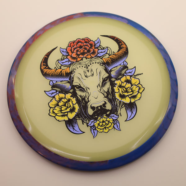 AXIOM - INSANITY - ECLIPSE - GOLFDISCO ORIGINALS "BULLS EYE" 14 BLUE RED 172 Axiom Axiom discs eclipse insanity glow discs insanity MVP mvp newsletter mvp releases
