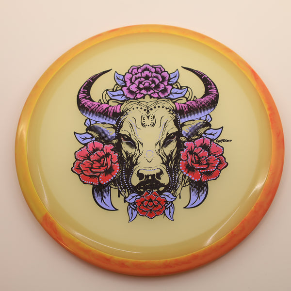 AXIOM - INSANITY - ECLIPSE - GOLFDISCO ORIGINALS "BULLS EYE" 15 GOLD ORANGE 169 Axiom Axiom discs eclipse insanity glow discs insanity MVP mvp newsletter mvp releases