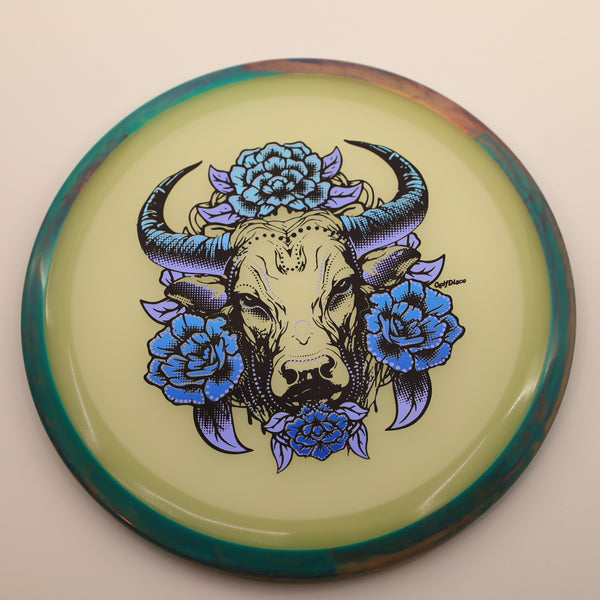 AXIOM - INSANITY - ECLIPSE - GOLFDISCO ORIGINALS "BULLS EYE" 17 TEAL SLATE 166 Axiom Axiom discs eclipse insanity glow discs insanity MVP mvp newsletter mvp releases