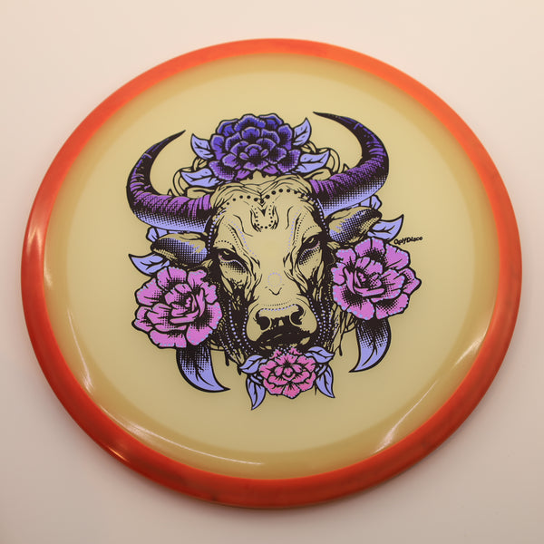 AXIOM - INSANITY - ECLIPSE - GOLFDISCO ORIGINALS "BULLS EYE" 19 ORANGE 169 Axiom Axiom discs eclipse insanity glow discs insanity MVP mvp newsletter mvp releases
