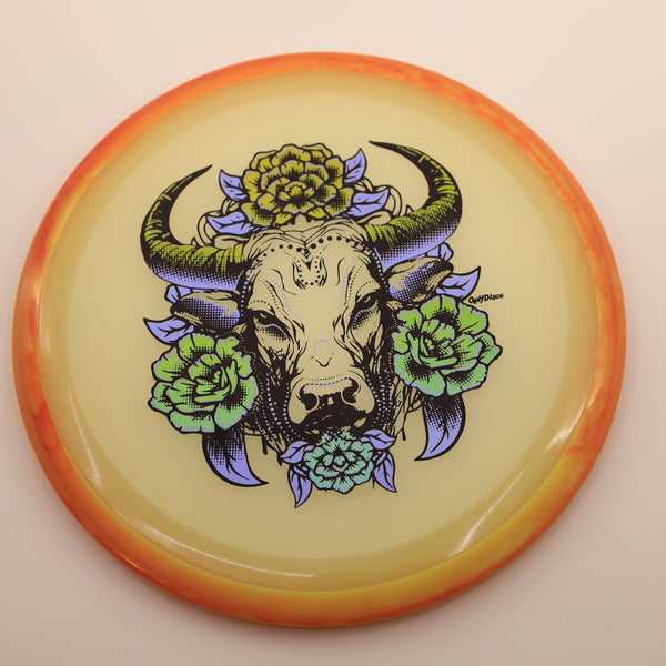 AXIOM - INSANITY - ECLIPSE - GOLFDISCO ORIGINALS "BULLS EYE" 20 SIENNA ORANGE 166 Axiom Axiom discs eclipse insanity glow discs insanity MVP mvp newsletter mvp releases