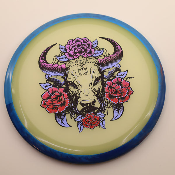 AXIOM - INSANITY - ECLIPSE - GOLFDISCO ORIGINALS "BULLS EYE" 22 BLUE 169 Axiom Axiom discs eclipse insanity glow discs insanity MVP mvp newsletter mvp releases