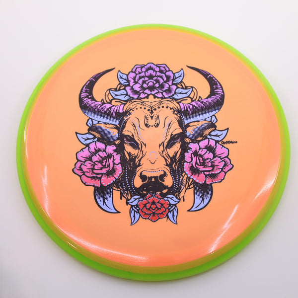 AXIOM - TRANCE - PRISM NEUTRON - GOLFDISCO ORIGINALS "BULLSEYE" 17 LIGHT SALMON 174 Axiom fairway driver trance